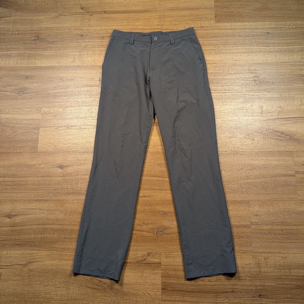 Ministry Of Supply Aero Dress Pants Mens 28x30 Gray Slim Fit Moisture Wicking